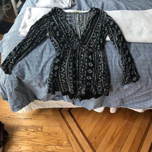 Black and White Summer Romper